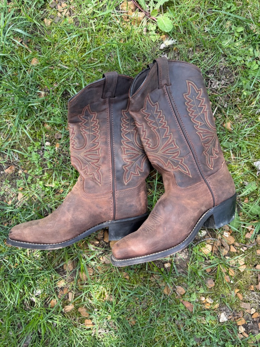Brown Women’s Western Cowboy Boots - Unbranded